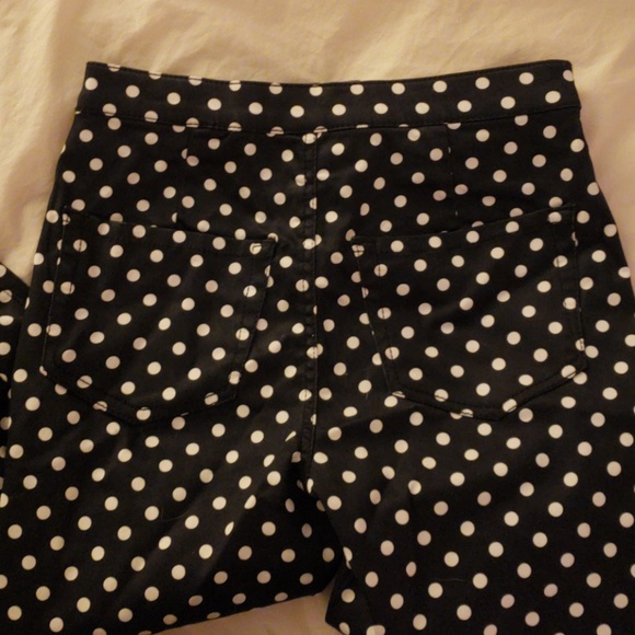 Polka Dot Ankle Pants - Picture 2 of 3